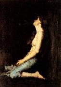 Jean-Jacques Henner Solitude oil on canvas